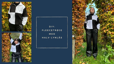 DIY: Fleecetrøje med halv-lynlås