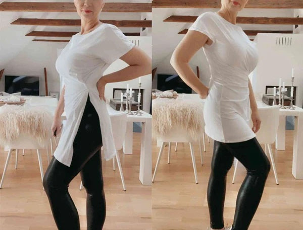 DIY: Tunika og leggings i strækstof – nemt og lækkert sæt