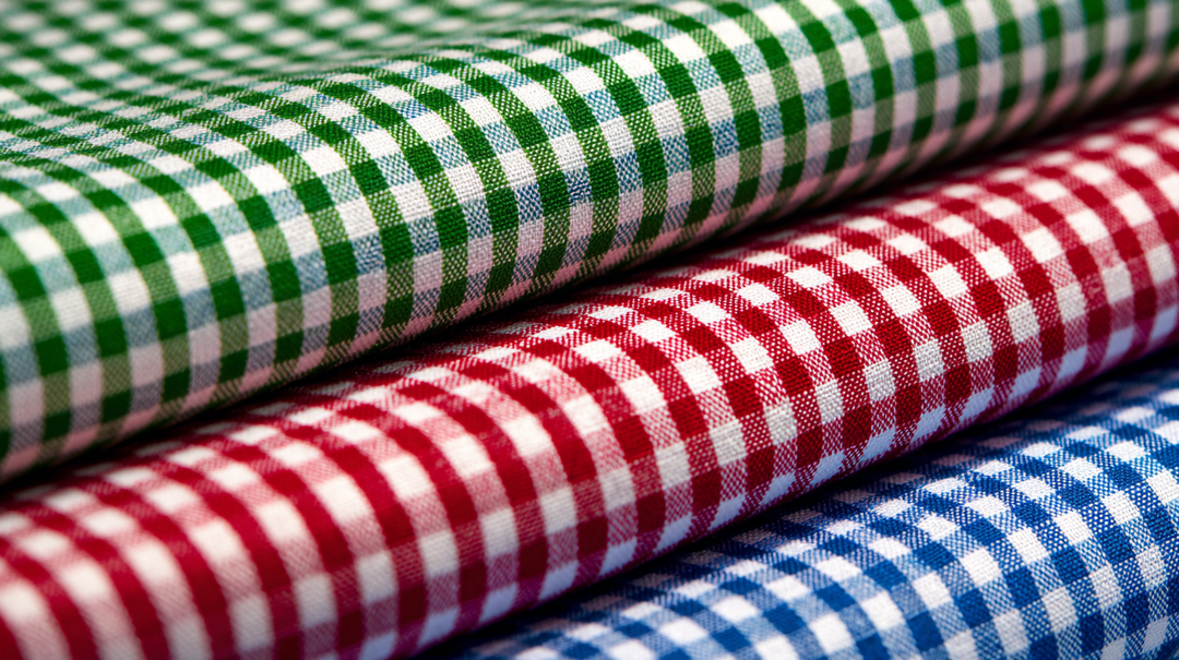 Gingham – klassiske tern i 100% bomuld