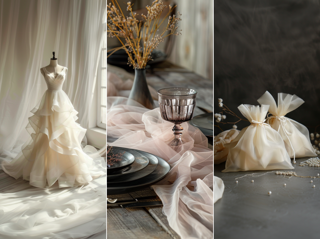 Organza stof – Let, transparent og elegant stof til kjoler og dekoration