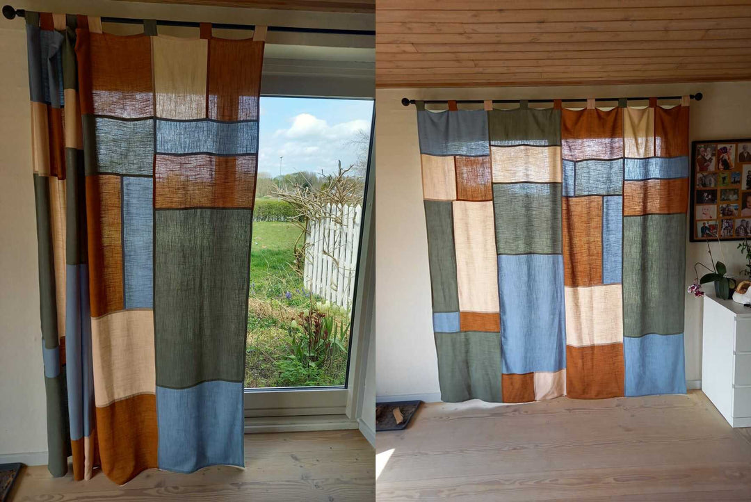 DIY: Sy dit eget pojagi-gardin i hør/viskose