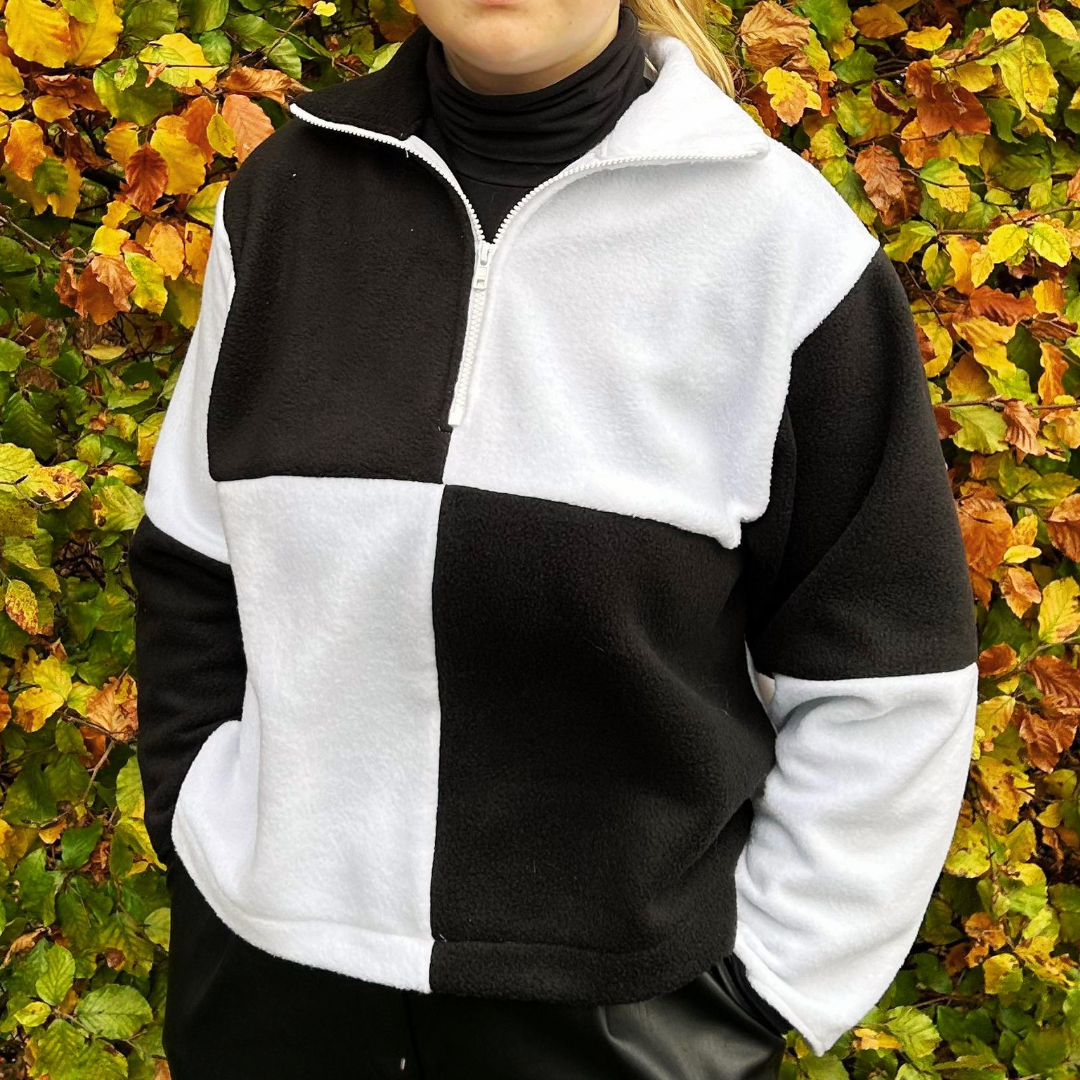 MØRK GRØN POLAR FLEECE – ANTI-PILLING, VARM & LET