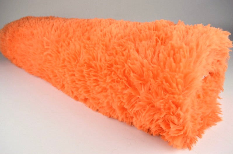 ORANGE LANGHÅRET PLYS – 30 MM LUV & ENVEJS STRÆK