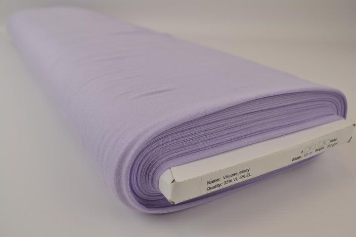LAVENDEL VISKOSE JERSEY – BLØD, ÅNDBAR & STRÆKBAR