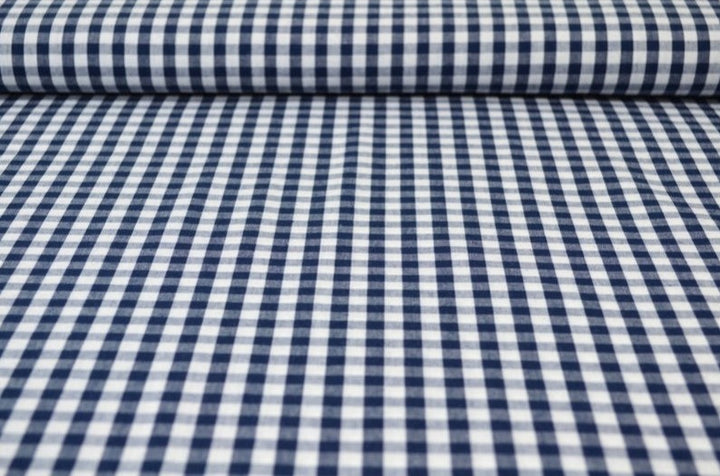 6,5 MM TERNET GINGHAM NAVY