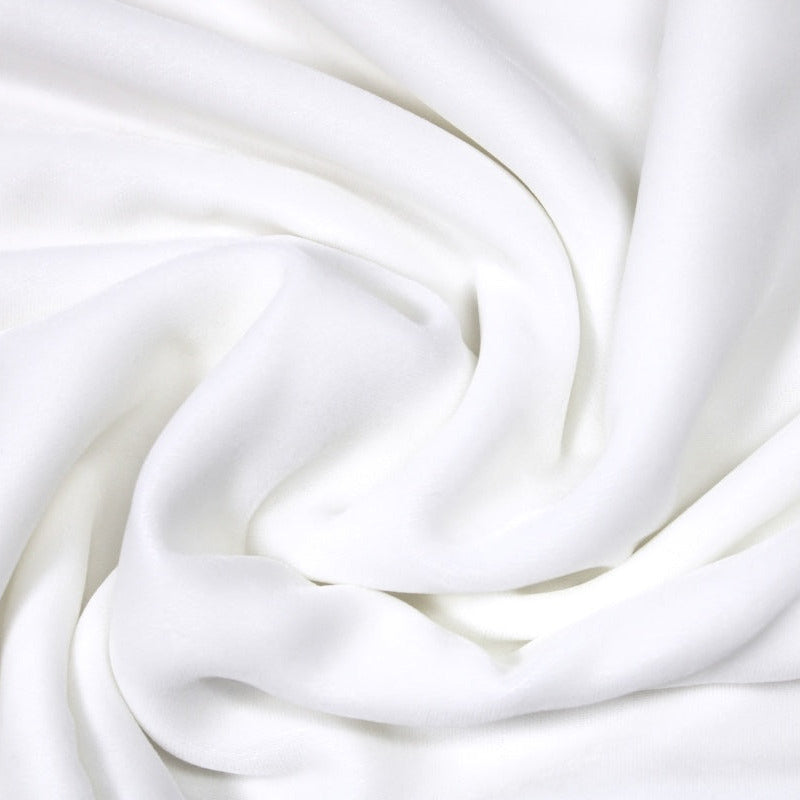 HVIDT MICRO VELOUR STOF