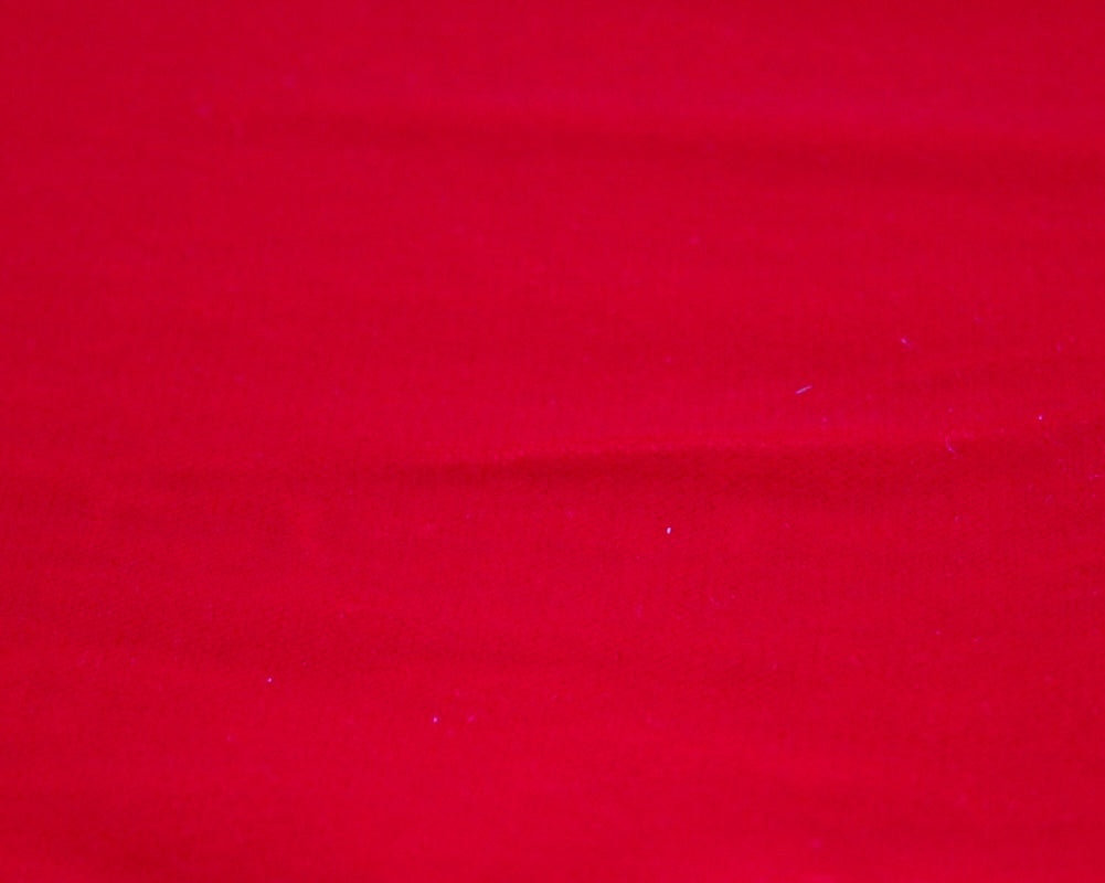 RØDT MICRO VELOUR STOF