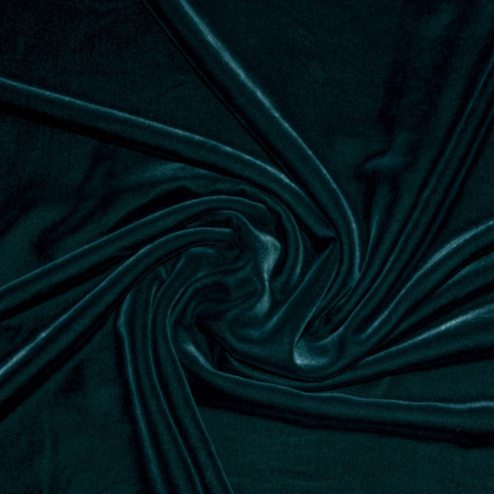 PETROLEUM MICRO VELOUR STOF
