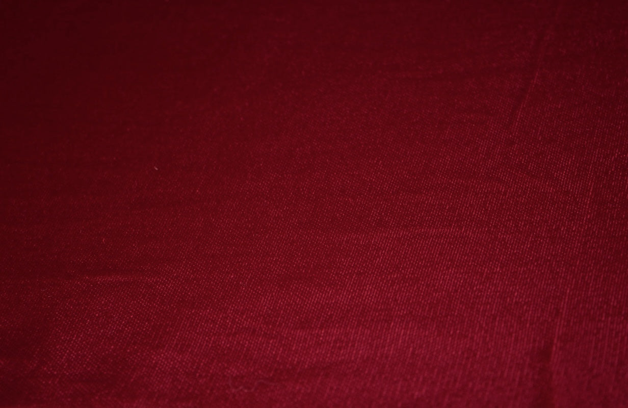 VINRØDT MICRO VELOUR STOF