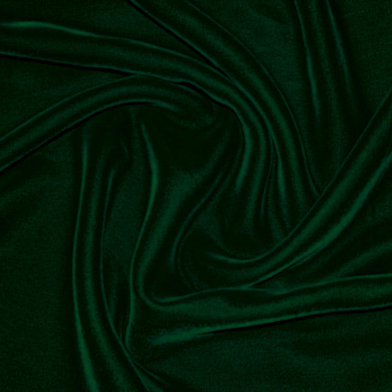 MØRKEGRØNT MICRO VELOUR STOF