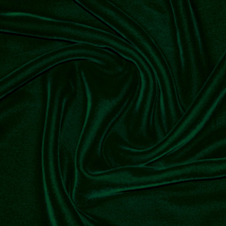 MØRKEGRØNT MICRO VELOUR STOF