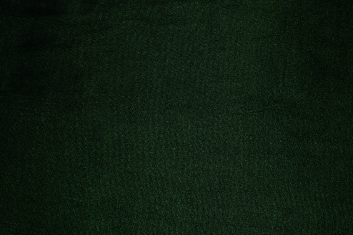 MØRKEGRØNT MICRO VELOUR STOF