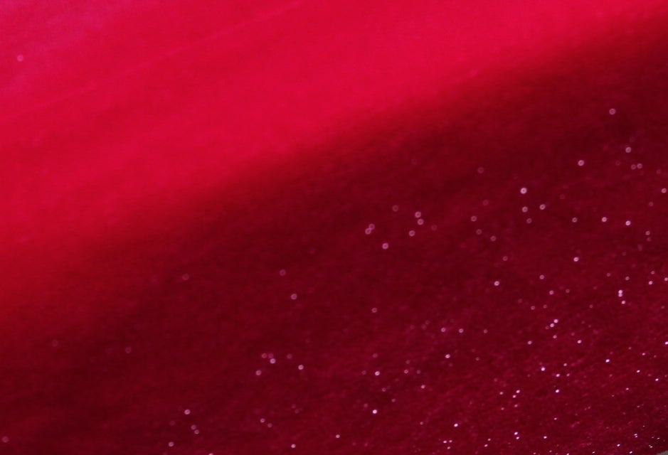 PINK MICRO VELOUR STOF MED GLIMMER