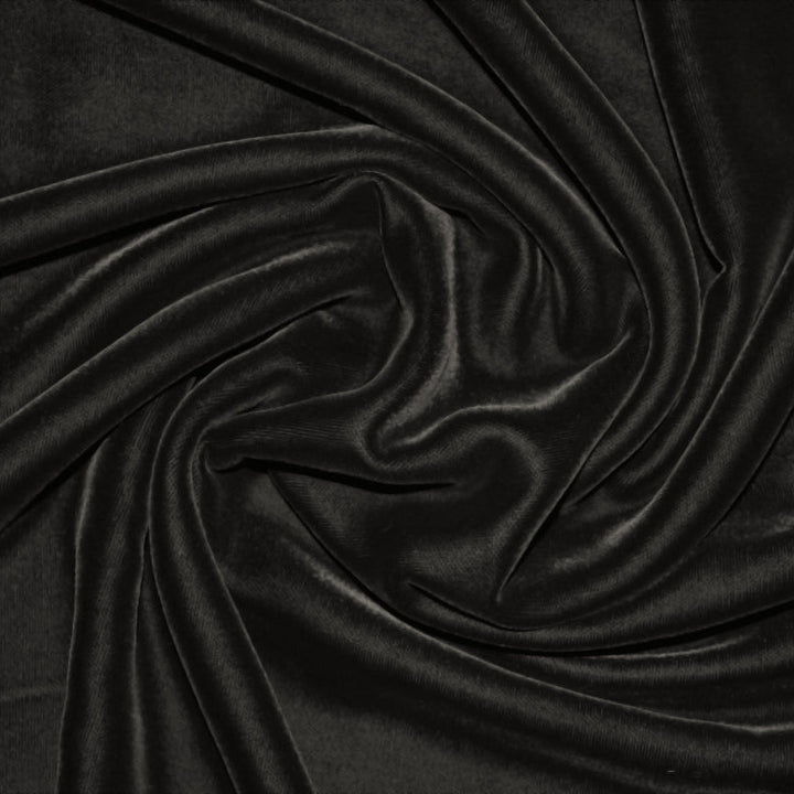 SORT MICRO VELOUR STOF