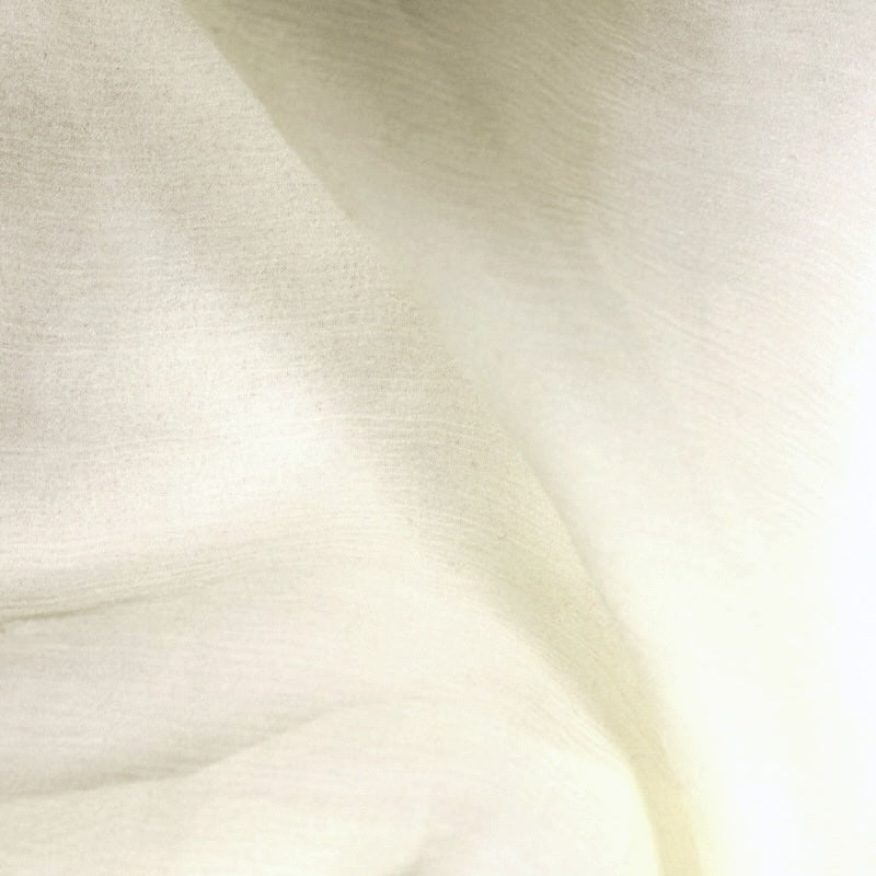 RÅHVIDT SILKE CHIFFON STOF - 140 CM BREDT
