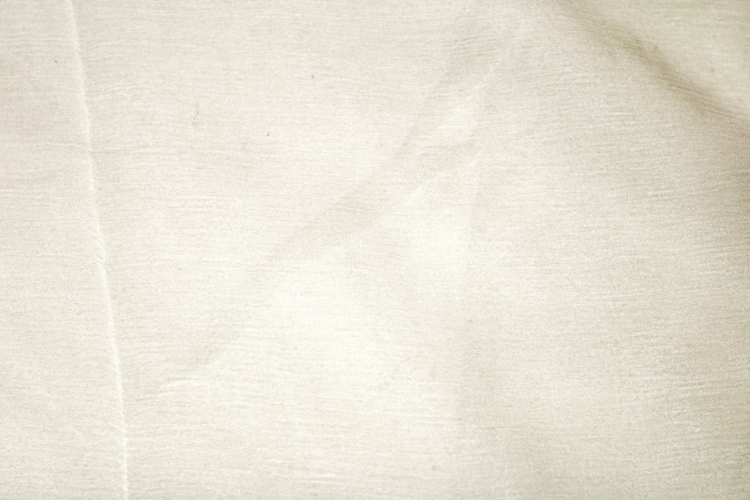 RÅHVIDT SILKE CHIFFON STOF - 140 CM BREDT