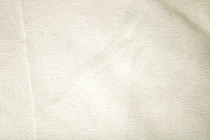 RÅHVIDT SILKE CHIFFON STOF - 140 CM BREDT