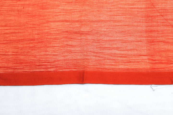 KOBBERFARVET SILKE CHIFFON STOF