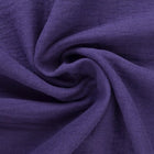 MØRKELILLA DOUBLE GAUZE MUSSELIN