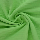 LIMEGRØN DOUBLE GAUZE MUSSELIN
