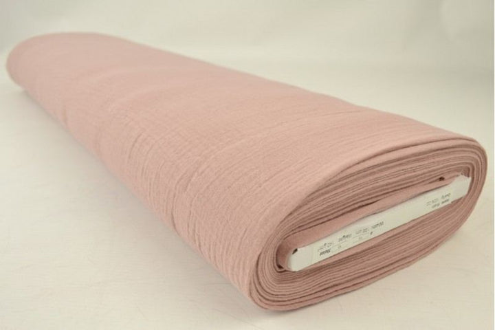 VINTAGE ROSA DOUBLE GAUZE MUSSELIN – BLØD & ÅNDBAR