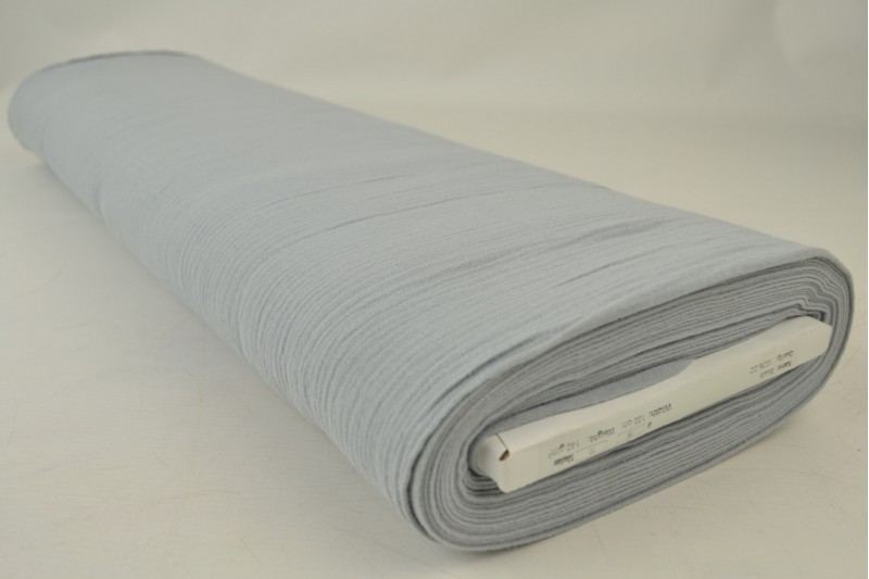 SØLVGRÅ DOUBLE GAUZE MUSSELIN – BLØD & ÅNDBAR