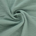 VINTAGE GRØN DOUBLE GAUZE MUSSELIN