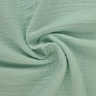 MINTGRØN DOUBLE GAUZE MUSSELIN