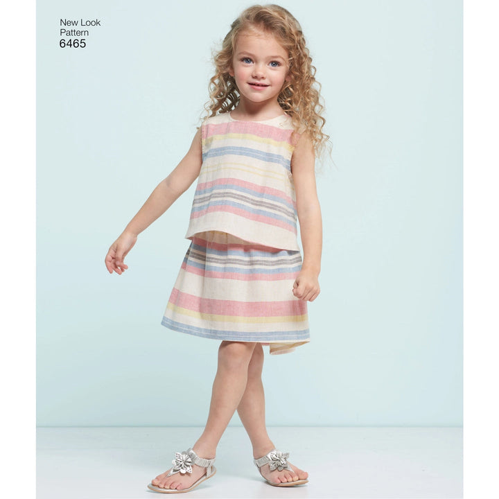 NEW LOOK SYMØNSTER TIL NEDERDEL, SHORTS OG TOP – STR. 3-8 ÅR