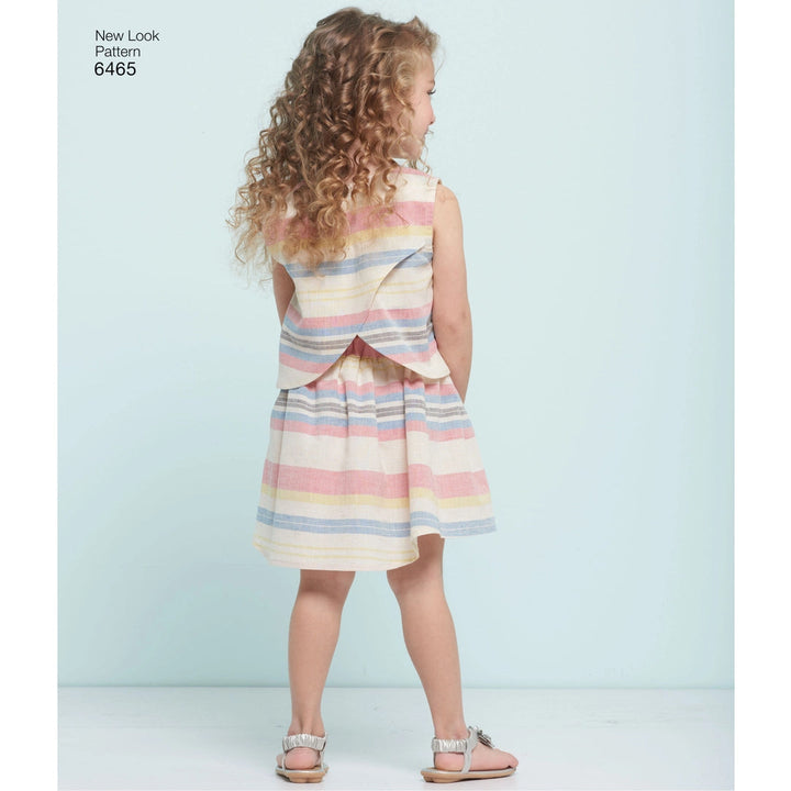 NEW LOOK SYMØNSTER TIL NEDERDEL, SHORTS OG TOP – STR. 3-8 ÅR