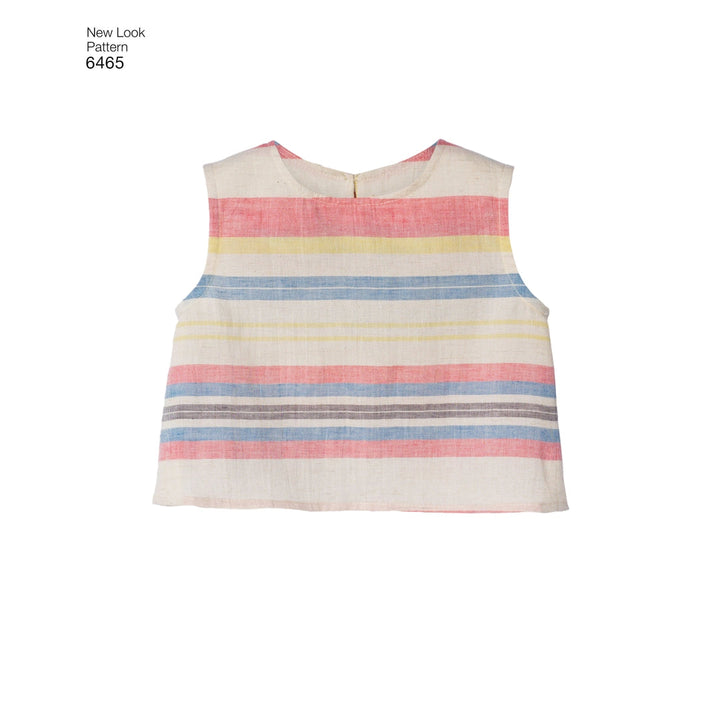 NEW LOOK SYMØNSTER TIL NEDERDEL, SHORTS OG TOP – STR. 3-8 ÅR