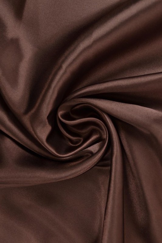 BRUN SATIN STOF – LET & GLANSFULDT