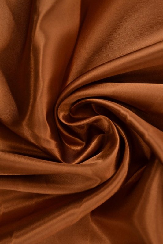 LYSEBRUN SATIN STOF – LET & GLANSFULDT