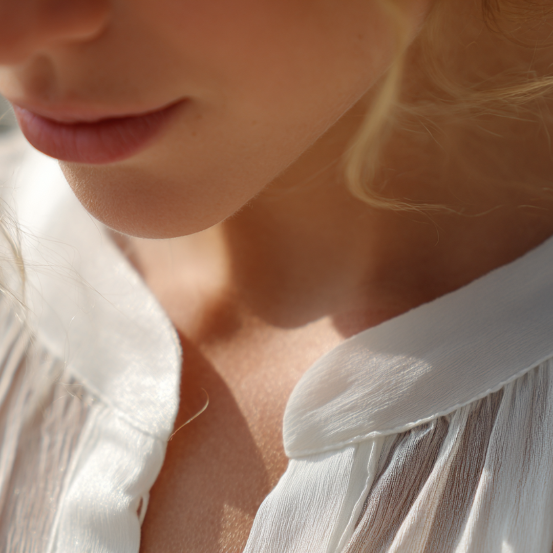 MINTGRØNT SILKE CHIFFON STOF