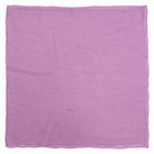 STØVET ROSA / MØRK LAVENDEL SILKE CHIFFON STOF