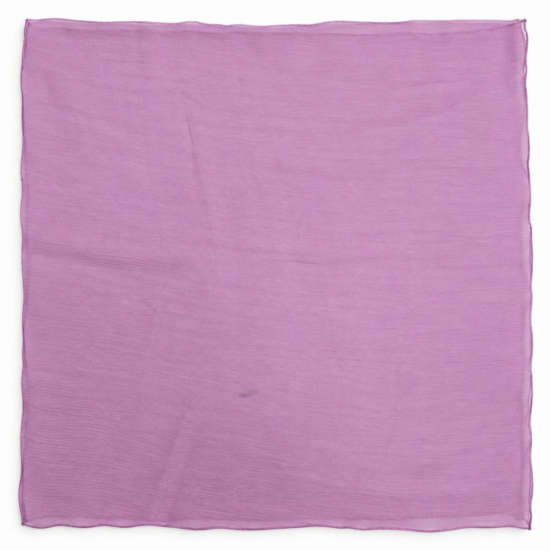 Støvet rosa silke chiffon – hele stoffet med synlige mærker (billede 1 af 2)