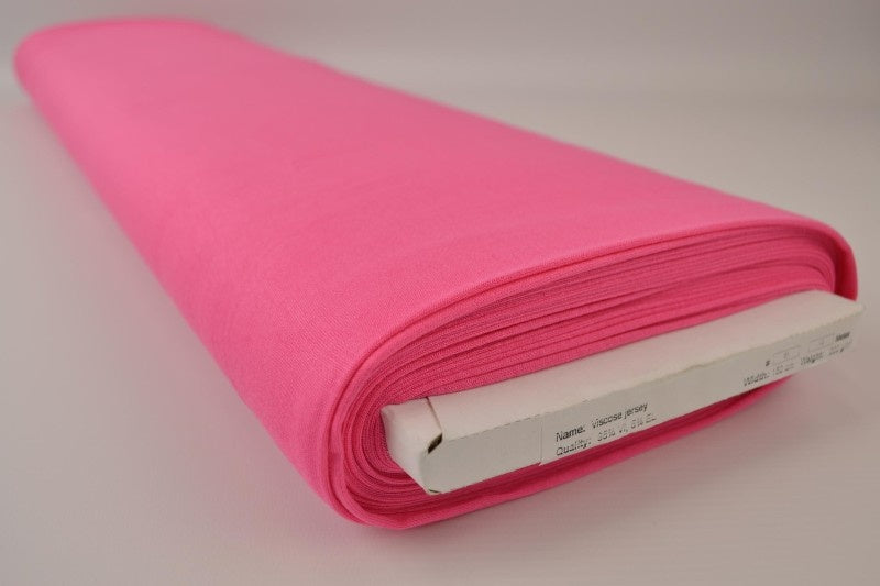 FUCHSIA VISKOSE JERSEY – BLØD, ÅNDBAR & STRÆKBAR