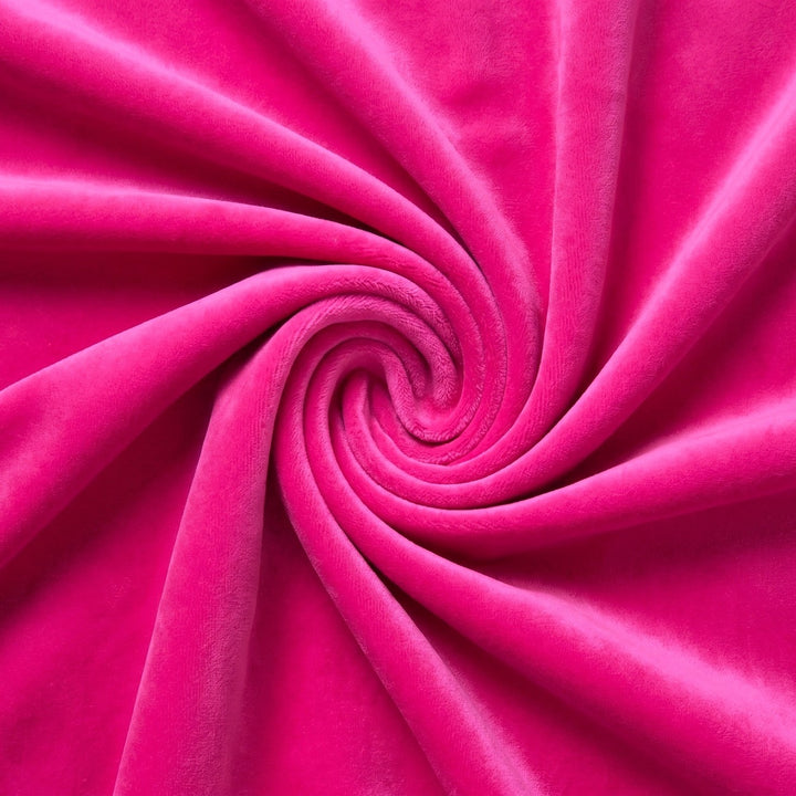 CASSIS MICRO VELOUR STOF – stoffet samlet i en blød swirl (billede 1 af 3)