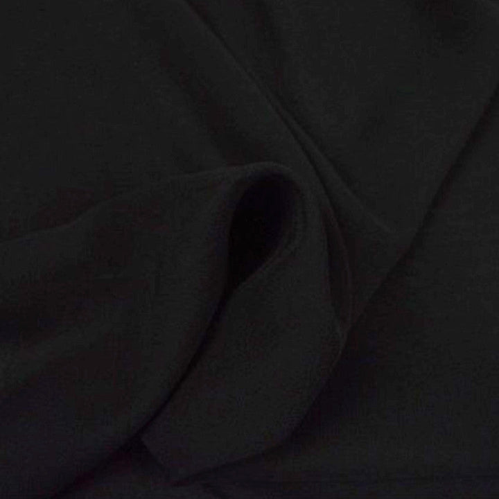 SORT CHIFFON – LET, GENNEMSIGTIG & MED FLOT FALD