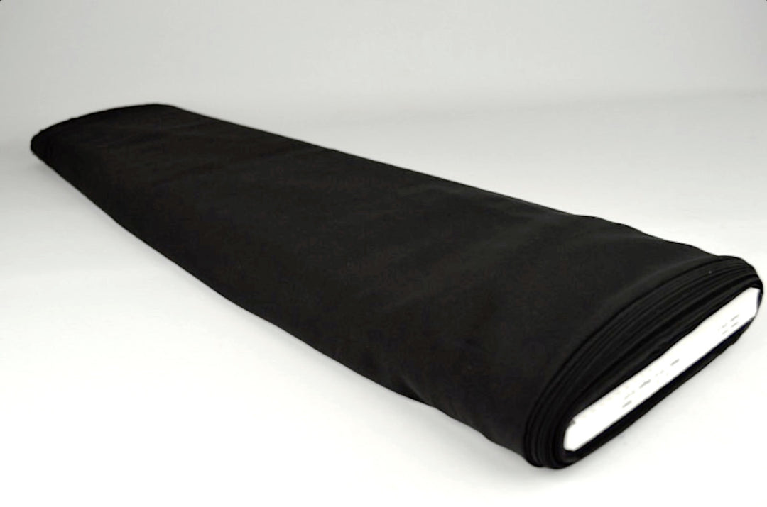 SORT CHIFFON – LET, GENNEMSIGTIG & MED FLOT FALD