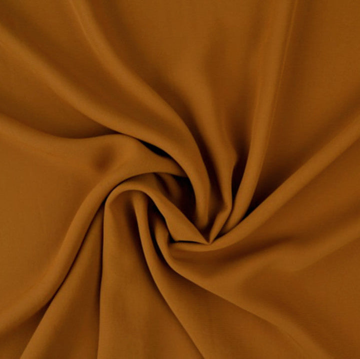 MØRK KARRY LET SEMI TRANSPARENT CHIFFON STOF