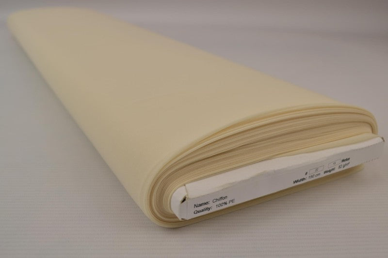 CHAMPAGNE CHIFFON – LET, GENNEMSIGTIG & MED FLOT FALD