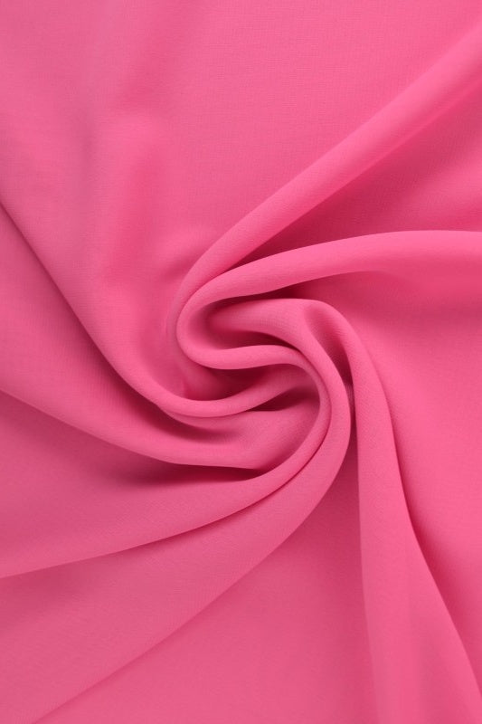 PINK CHIFFON – LET, GENNEMSIGTIG & MED FLOT FALD