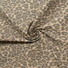 BEIGE BOMULDSPOPLIN MED LEOPARDPRINT