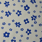 CREME BOMULDSPOPLIN MED BLOMSTERPRINT