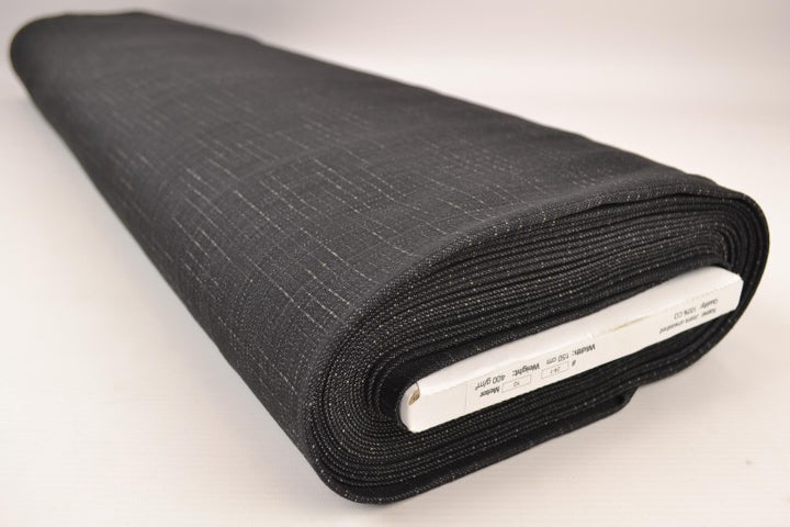 SORT UVASKET DENIM MED STRÆK – 300 G/M²