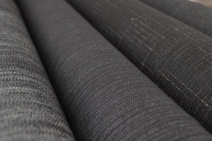 OLIVEN UVASKET DENIM MED STRÆK – 300 G/M²