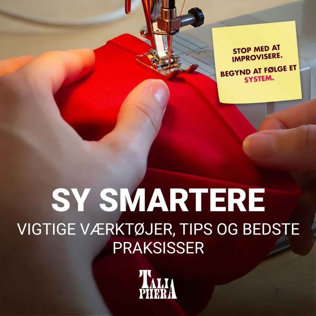 Sy Smartere – e-bogens forside på symaskinen 