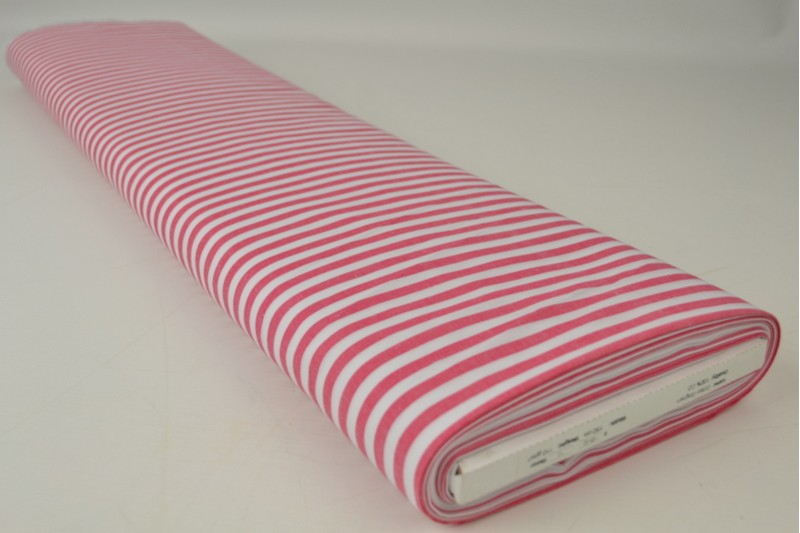 PINK 6,5 MM GINGHAM STRIBER – OEKO-TEX BOMULD, LET & ÅNDBAR
