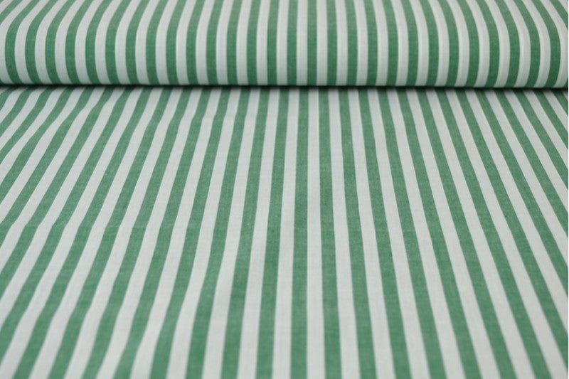 GRØN 6,5 MM GINGHAM STRIBER – OEKO-TEX BOMULD, LET & ÅNDBAR